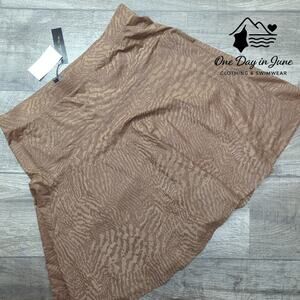 Melissa Paige Pull On A Line Mini Skirt Size L